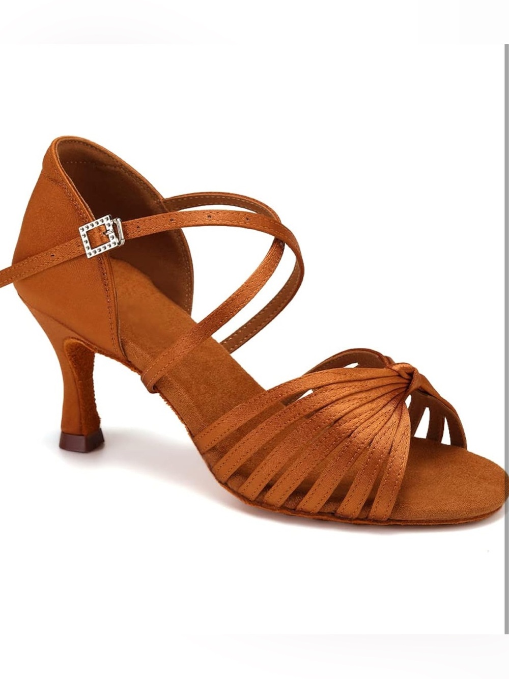 Women Latin Dance Shoes Salsa Ballroom Performance Practice Dancing Shoes